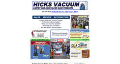 Desktop Screenshot of hicksvac.com